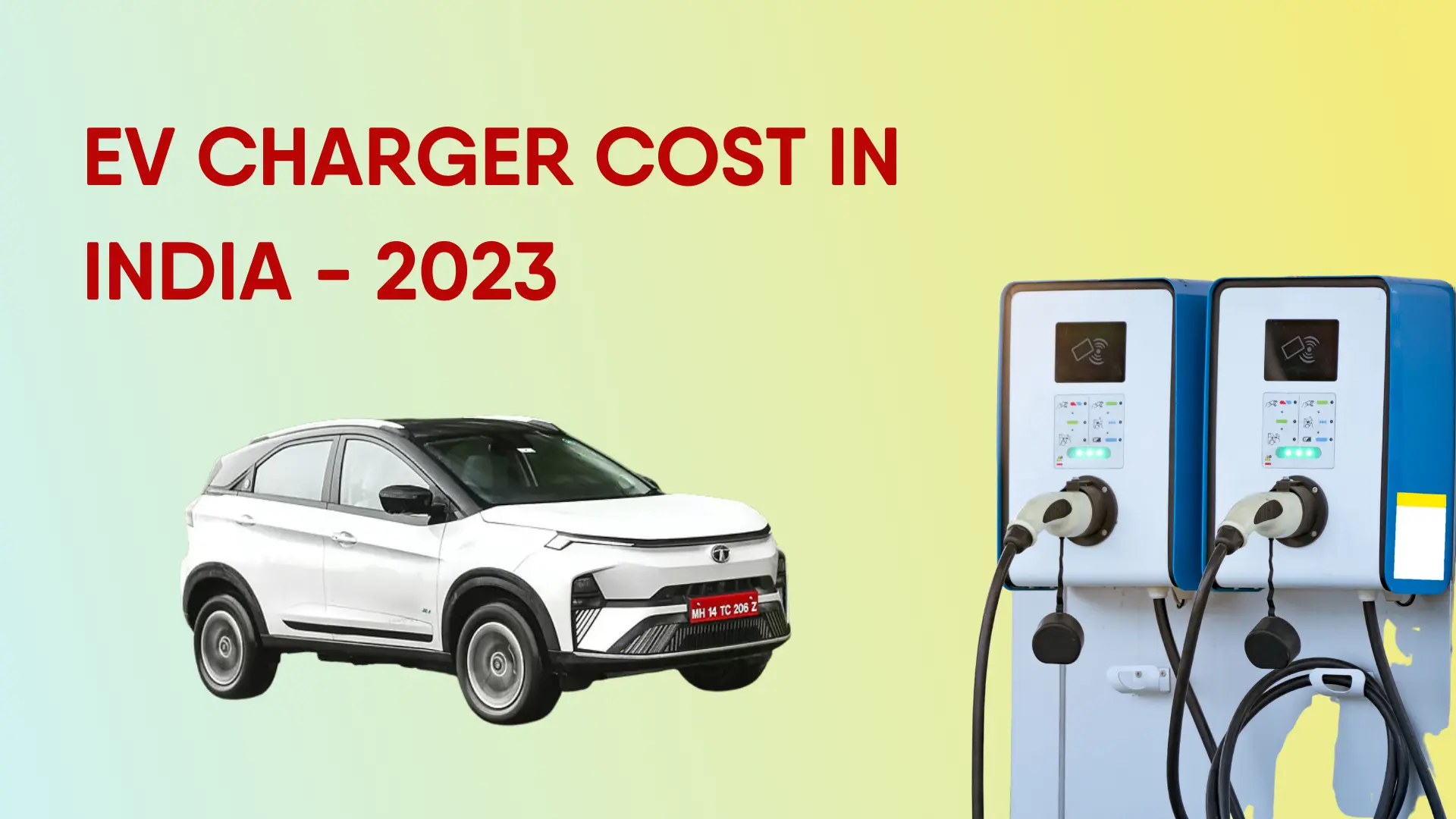 EV charger cost in India