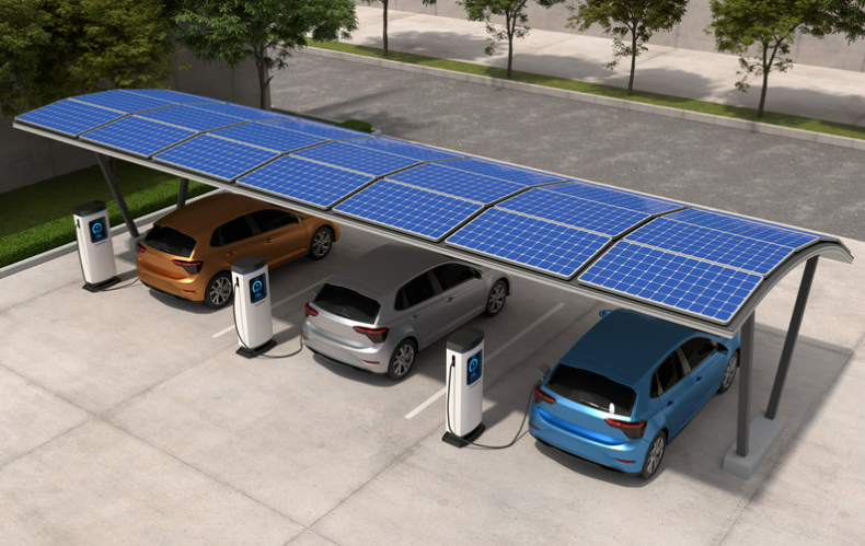 EV Charging with Solar Energy
