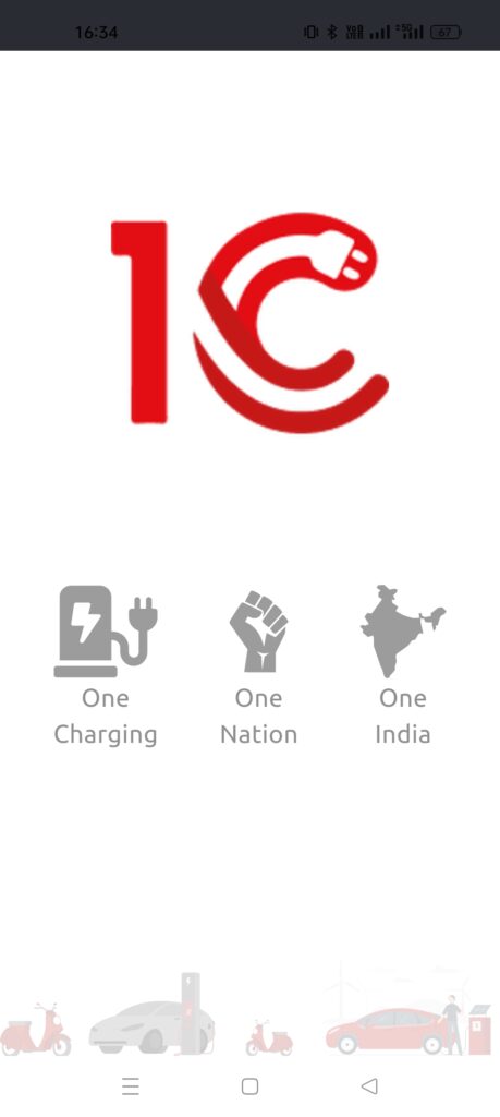 1C EV Charging App for Mobile Users